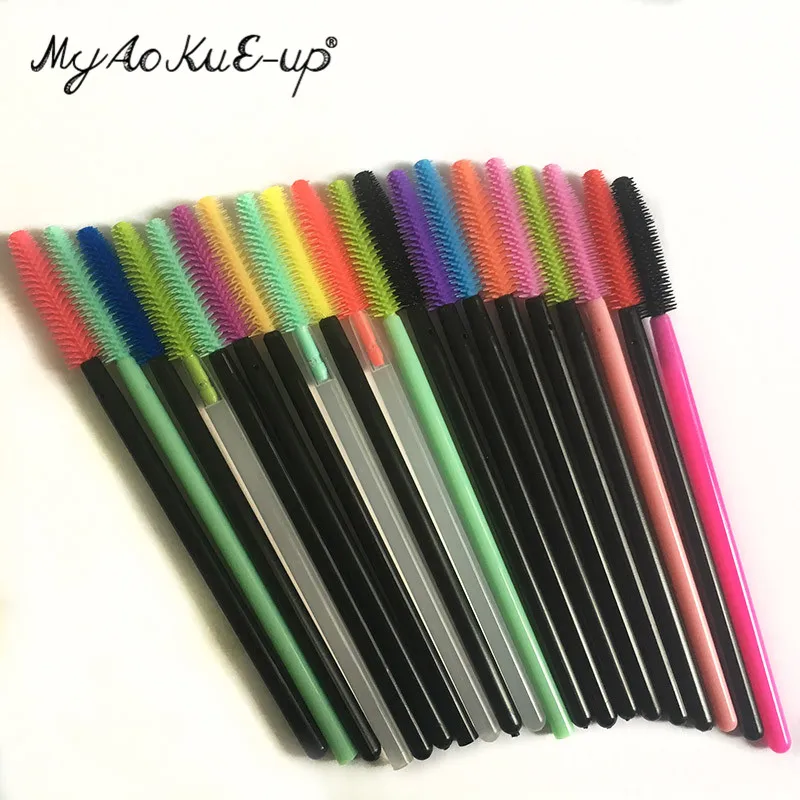 Кисти для макияжа и ресниц одноразовые 200 шт./лот|mascara brush|eyelash brushbrush for |