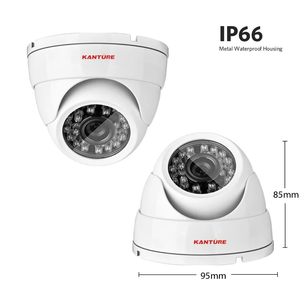 KANTURE SONY IMX322 3Mp камера видеонаблюдения Водонепроницаемая в/наружная камера 16Ch Full 1080P AHD DVR IR набор камер наблюдения