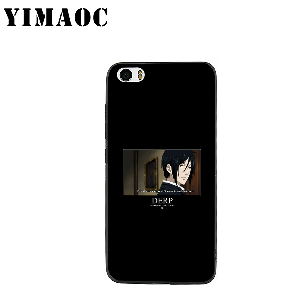 Мягкий силиконовый чехол YIMAOC Black Butler Аниме для Xiaomi Redmi Note 9 Mi 8 Se 7 6 6A A1 A2 4X 4A 5A 5 MAX 3 MiA1 |