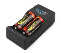2 x trustfire 26650 5000mah 3 7v li ion rechargeable protected batteries trustfire tr 006 multifunctional battery charger