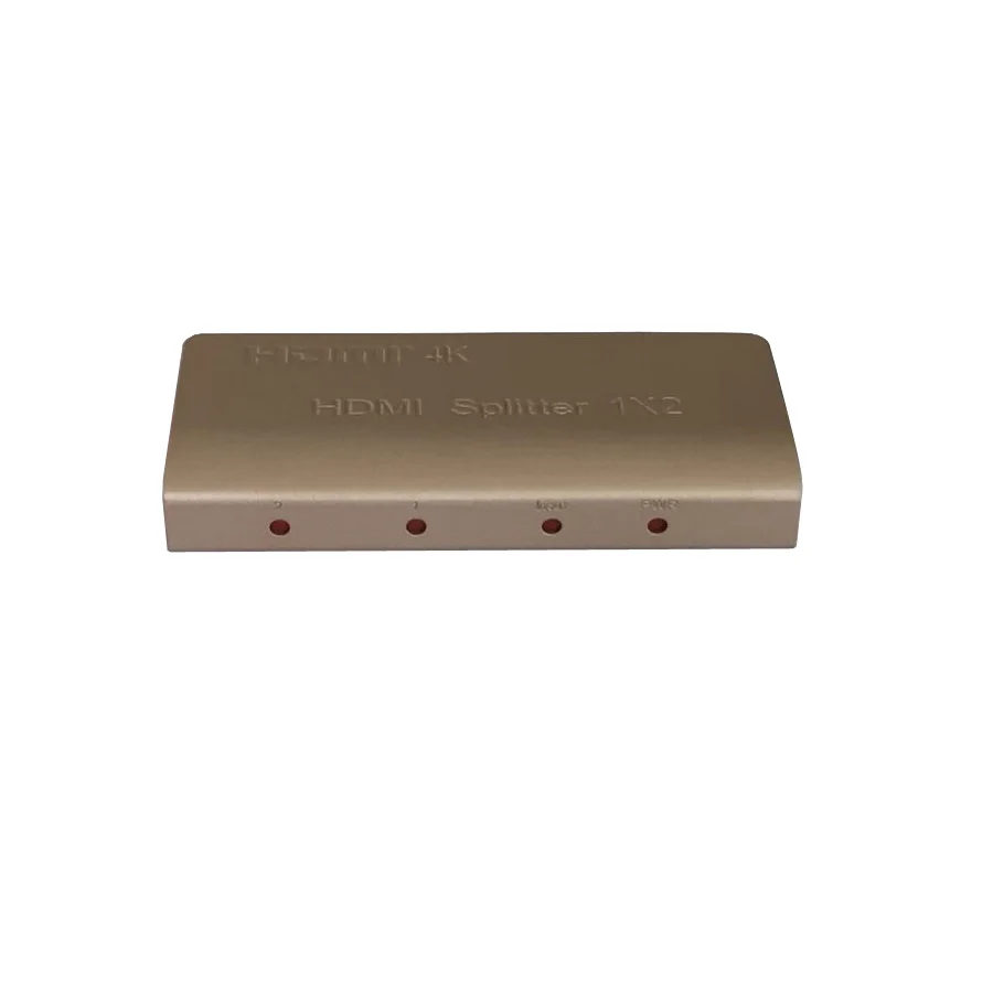 Мини 1x2 HDMI Сплиттер 4K x 2K видео дистрибьютор конвертер 1080P 3D HDCP 1 4 в 2 Out усилитель