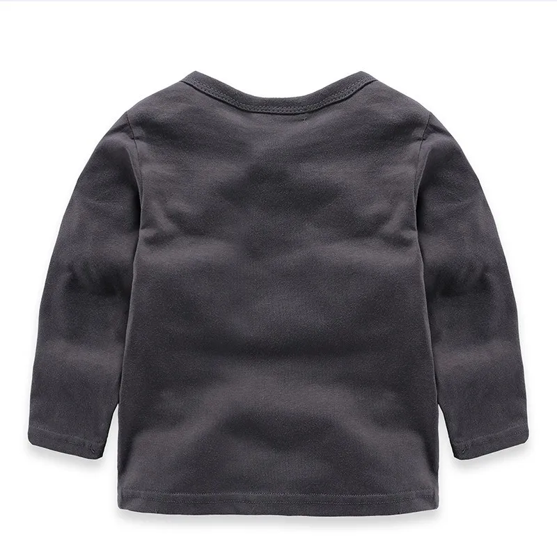 2017 Brand Boys T Shirts Cute Lovely Kids Tops Designer Baby Toddler Long Sleeve Cotton Children Clothes | Детская одежда и обувь