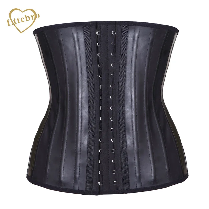 Латекс Талии Корсет 25 шт. Сталь Boned Грудью Резиновые Cincher|corset black|corset bracecorset skirt |