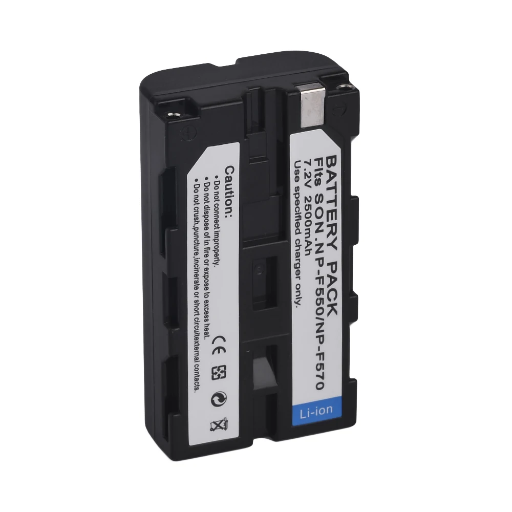 Wholesale 7.2V 2500mAh NP-F550 Camera Battery For Sony NP-F330 NP-F530 NP-F570 NP-F730 NP-F750 Hi-8 GV-D200 D800 TRV81 SC55 L10 |