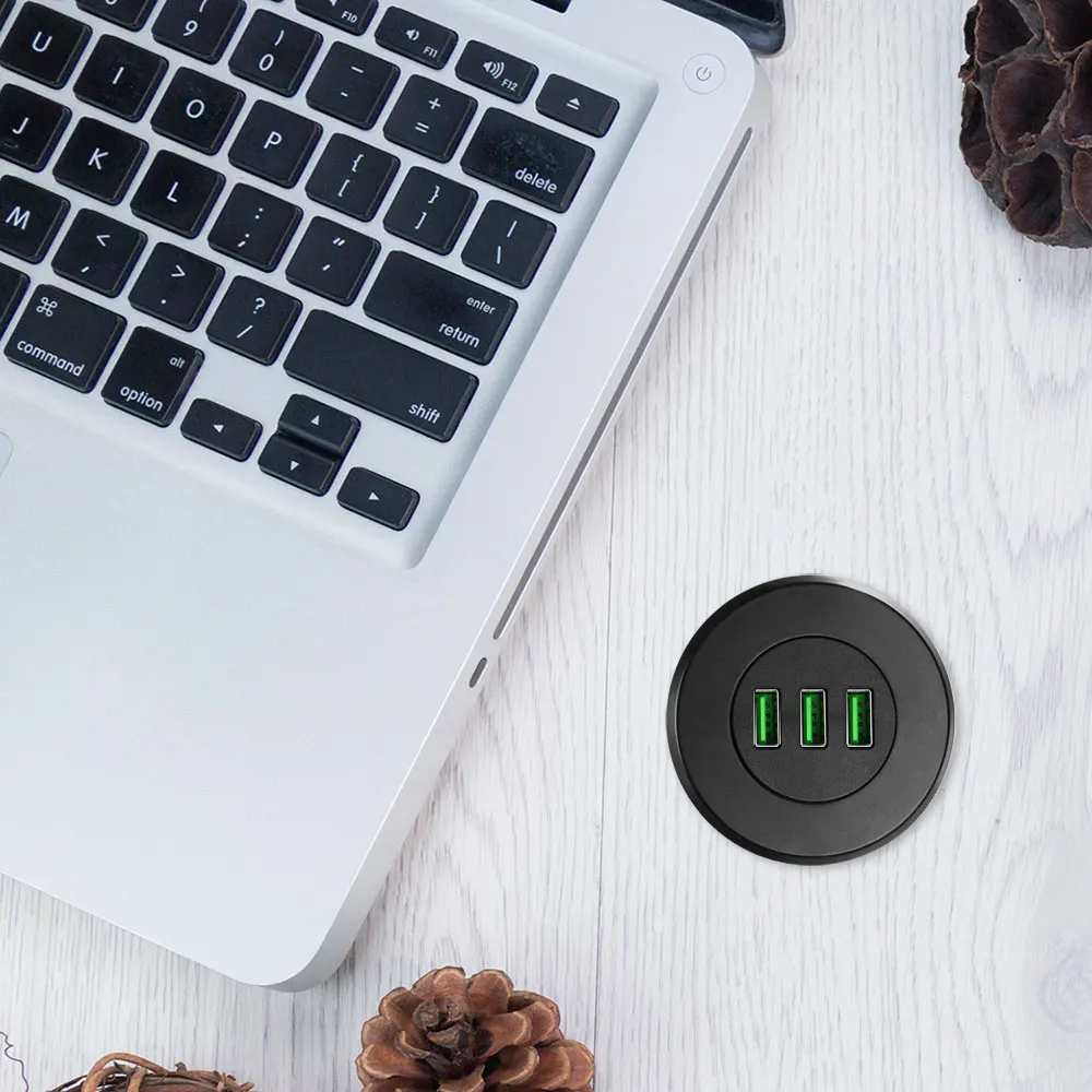 Powstro 3 usb порта зарядное устройство концентратор втулка настольное отверстие USB зарядное устройство портативный адаптер Быстрая зарядка для samsung для huawei sony