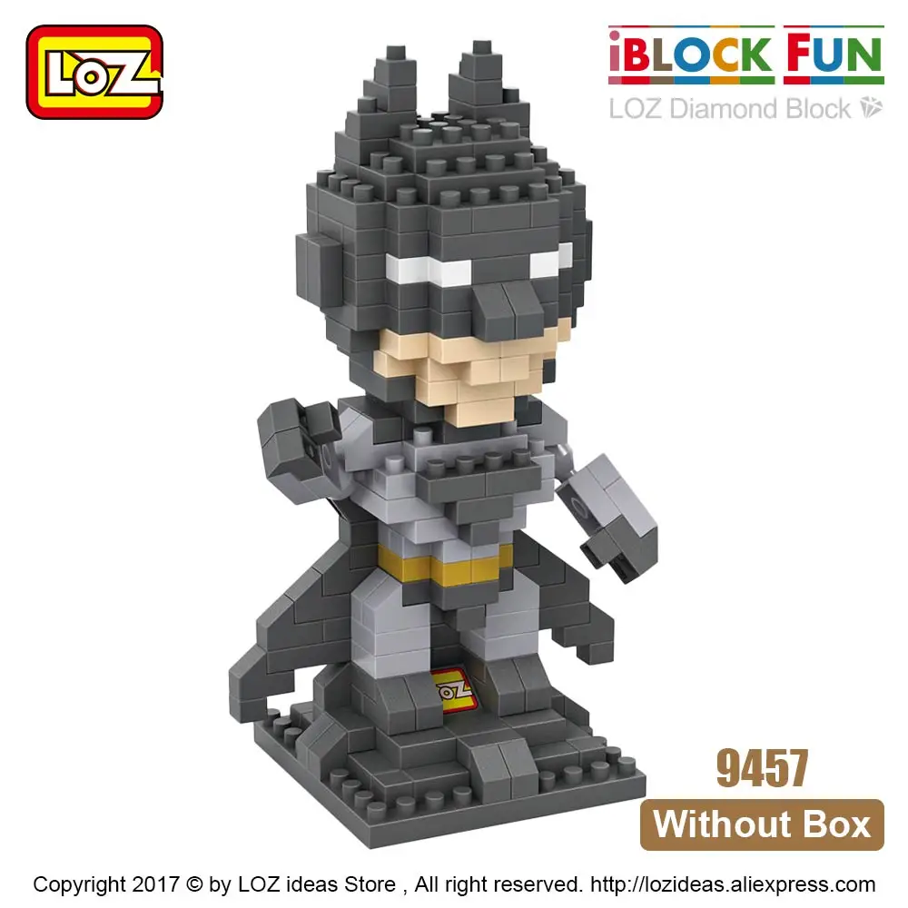 9457 Without Box LOZ, алмазные блоки, супергерои, строительные блоки, Мини фигурки, Детские супергерои, кирпичи, пластиковые сборные игрушки для детей - Цвет: 9457 Without Box