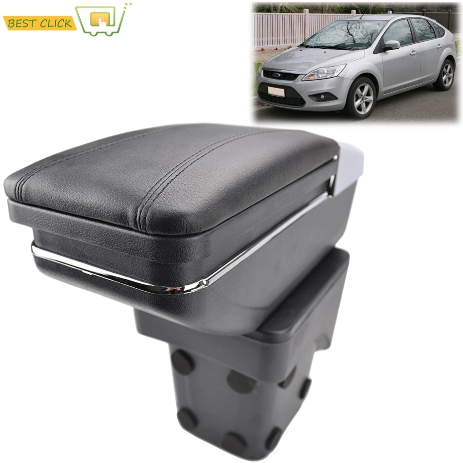 Подлокотник Подлокотник поворотный для Ford Focus Mk2 2 2005-2011 ящик для хранения центральная консоль