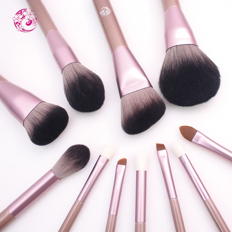 Набор профессиональных кистей для макияжа 11 шт. кисти Brochas Maquillaje Pinceaux Maquillage