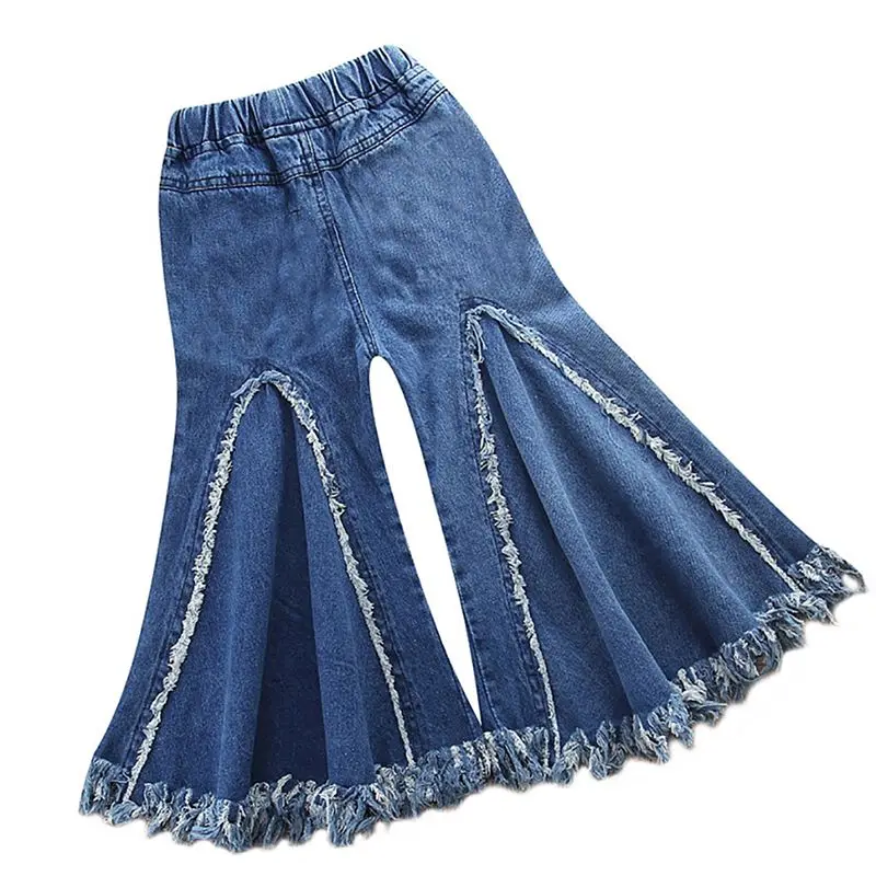 Штаны для маленьких мальчиков и девочек ковбойские модели с кисточками одежда в