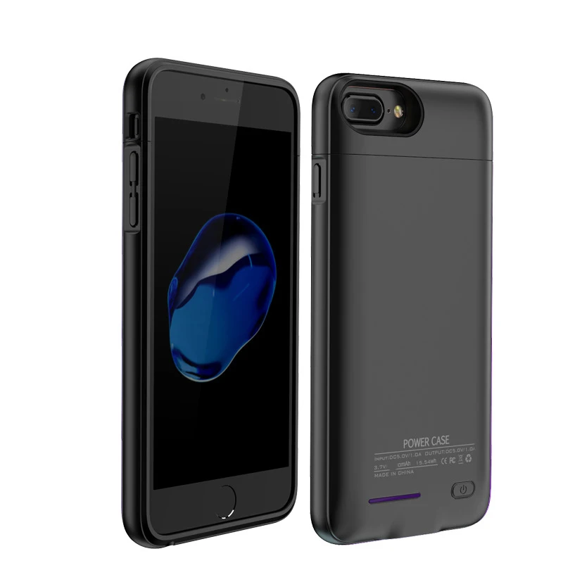 Black for 6 6S 7 3000 mAh Портативный внешний Батарея Мощность Bank Телефон чехол для iPhone 6 s 6 7 Встроенный Магнитная батарея Зарядное устройство чехол для iPhone 7 - Цвет: Black for 6 6S 7