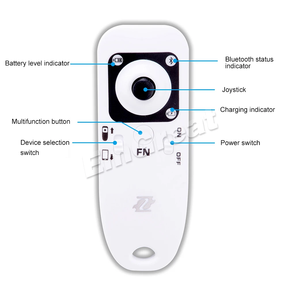 Беспроводной пульт дистанционного управления Zhiyun Bluetooth совместимый с Crane Rider M 3