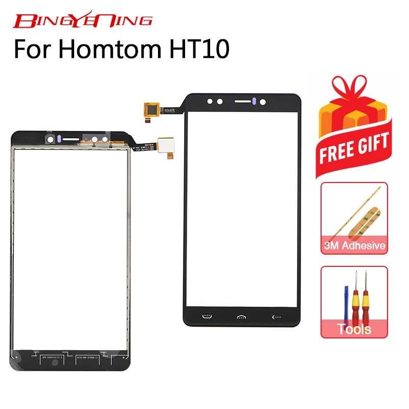 BingYeNing новый оригинальный для Homtom HT10 сенсорный экран панель идеальные запасные