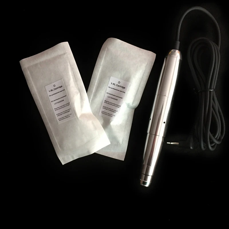 

easy click Rose Permanent Makeup machine Kits With Swiss Motor Permanent Makeup Tattoo Power Supply For Tattoo Eyebrow Lip