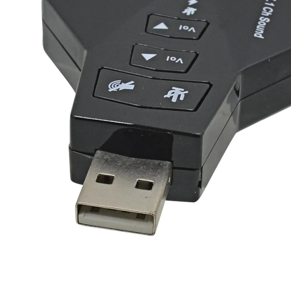 TISHRIC 7,1 USB звуковая карта Внешний микрофонный динамик для наушников 3,5 мм разъем для USB аудио адаптера интерфейс для ПК Mac ноутбука