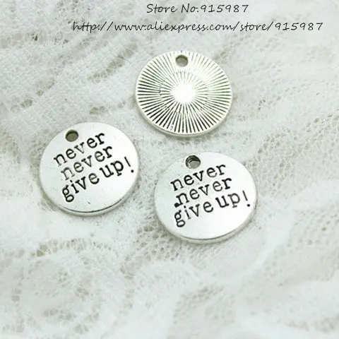 Сладкий колокольчик 30 шт два цвета металлический сплав 20 мм Круглый Надпись