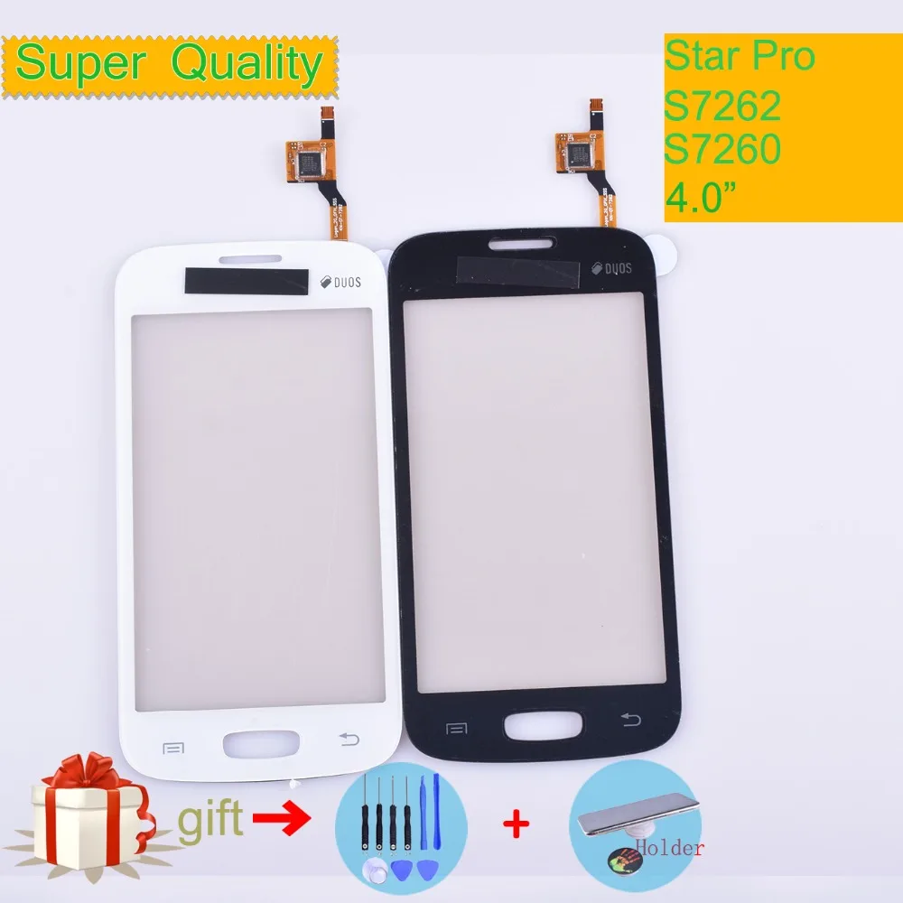 

For Samsung Galaxy Star Pro S7262 GT-S7262 S7260 GT-S7260 Touch Screen Panel Sensor Digitizer Front Glass Outer Lens Touchscreen