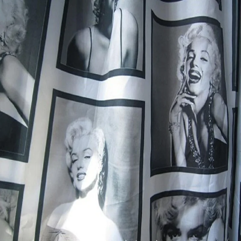 Yl03 Товары для ванной полиэстер ткани Мэрилин Монро дома душ Шторы