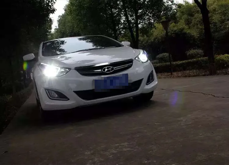 VLAND завод для автомобильных головных ламп Elantra светодиодный светильник головы 2012
