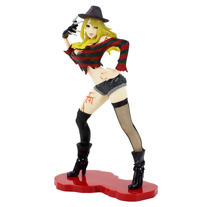 B No Box Фредди против Джейсона фигурки воорхей Памела кошмар на Elm Street Freddy Krueger Friday 13th Horror Bishoujo модель игрушки - Цвет: B No Box