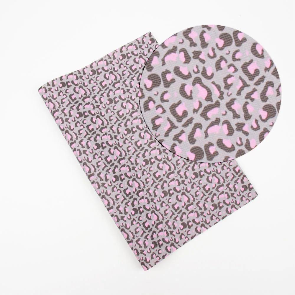 IBOWS 22*30 см змея Snythetic кожа Leopard искусственная кожа с тиснением ткань для DIY Волосы Луки аксессуары сумки ручной работы ткань - Цвет: 8