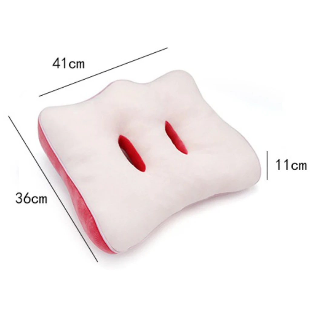 Memory Foam Lumbar Tailbone Back Support Seat Cushion Chair Pad Pillow for Office Car Long Sitting Driving Relief | Дом и сад