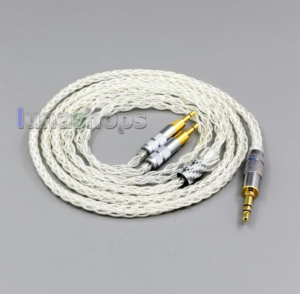 Кабель для наушников LN006427 99% чистого серебра XLR 2 5 мм 4 3 8 ядер Sennheiser HD700|Аксессуары