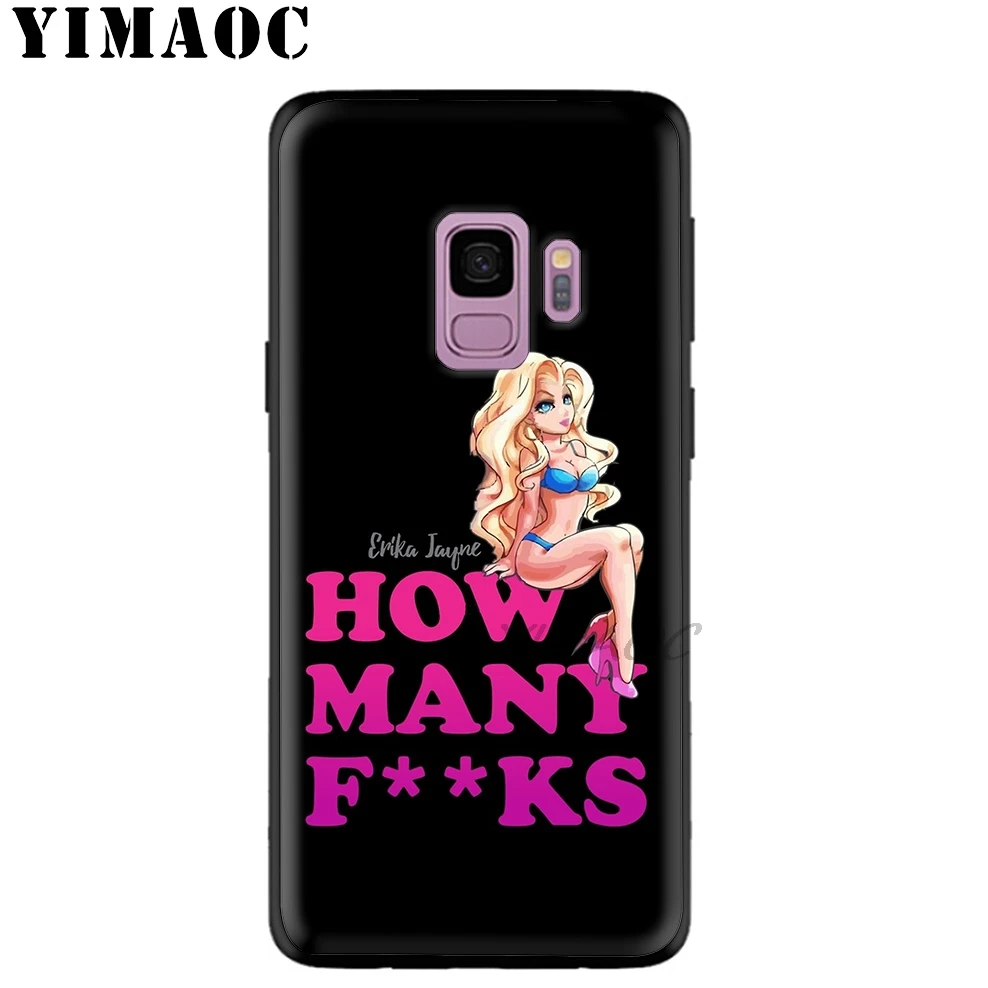 Мягкий силиконовый чехол YIMAOC Erika Jayne Singer из ТПУ для Samsung Galaxy S10 S10e S9 S8 Plus S7 S6 Edge &amp J6 |