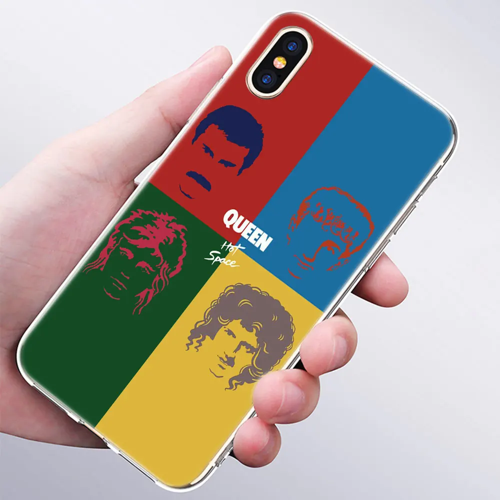 Модный силиконовый чехол-накладка queen band для Apple IPhone 11 Pro XS Max X XR 7 8 6 6s Plus 5s SE, мягкие чехлы из ТПУ - Цвет: 009