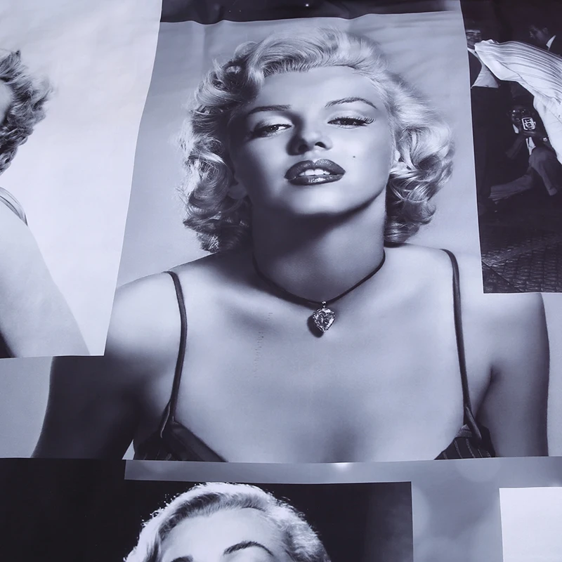 Комплект постельного белья Мэрилин Монро с 3D принтом пододеяльник красивым