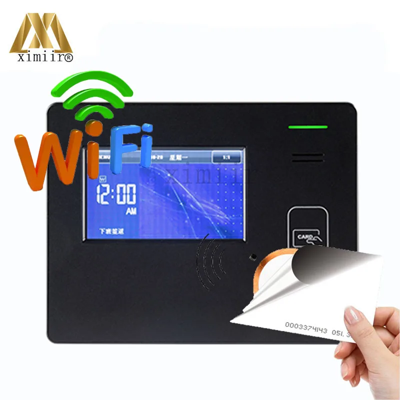 Биометрическая Карта приближения ZK CU600 ИК карта с Wi Fi TCP/IP USB MF биометрические часы