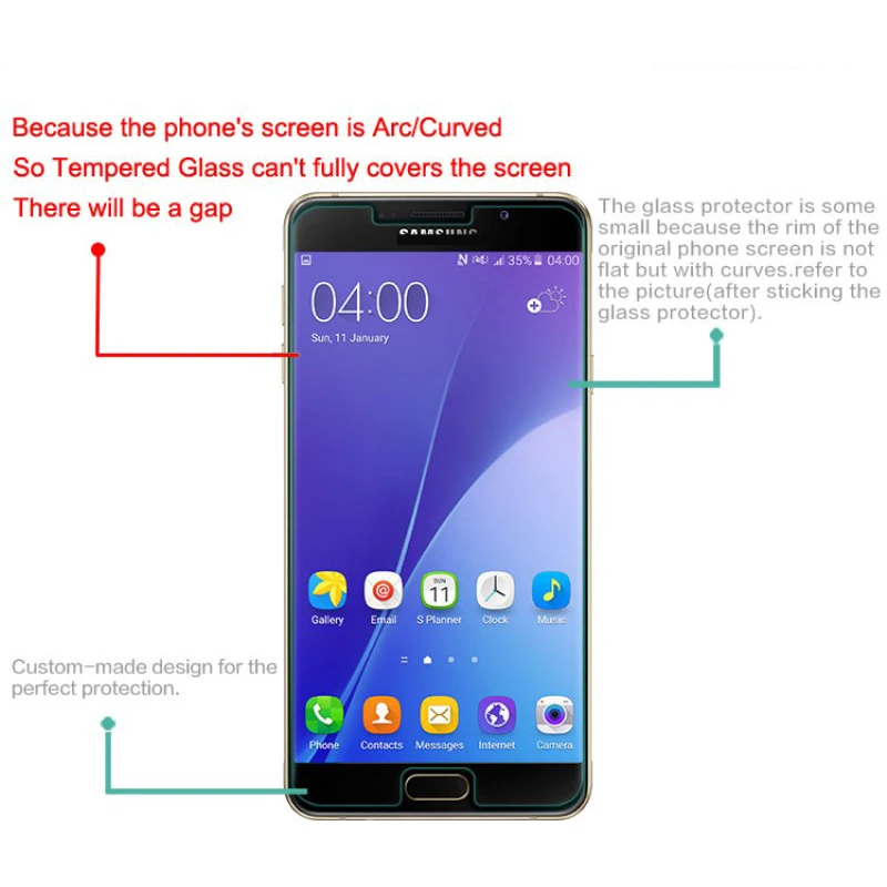 Экран протектор Закаленное Стекло для samsung Galaxy A8 A3 A5 A7 J4 J6 A6 J1 J2 J3 J5 J7 S3 S4 S5 S6 Note 3 4 5 пленка