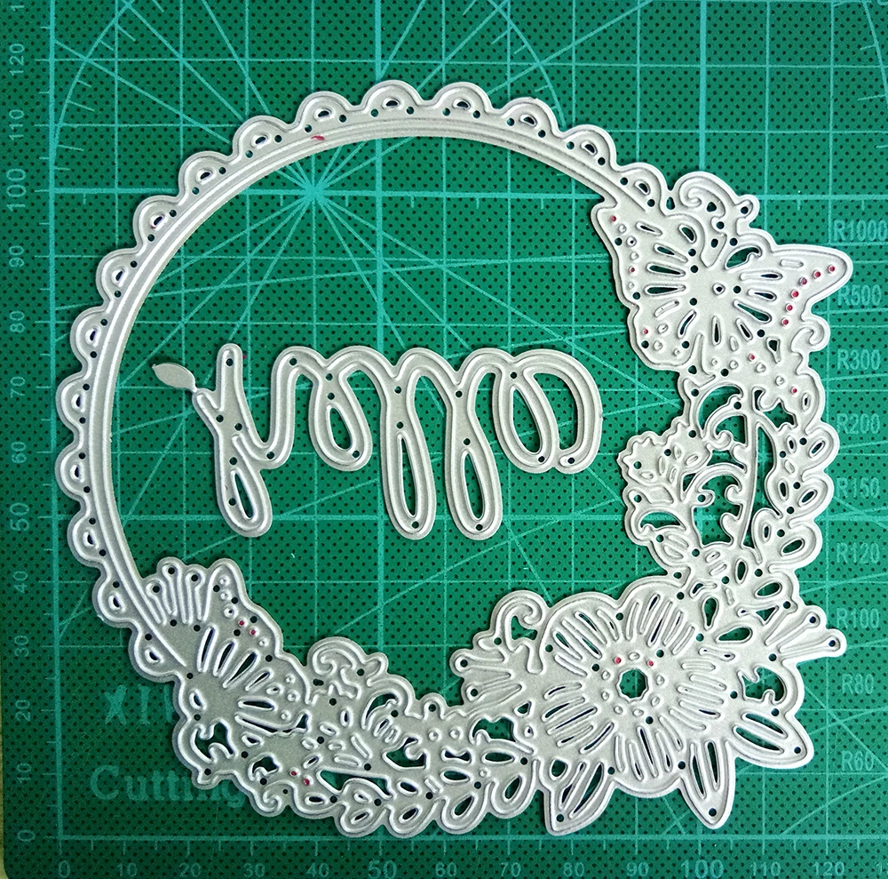Привет Слово гирлянда металла резки трафареты для 2019 Новый DIY подарок штамп