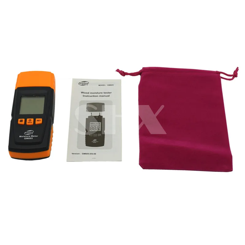 Измеритель влажности древесины измеритель портативный с ЖК-цифровым дисплеем