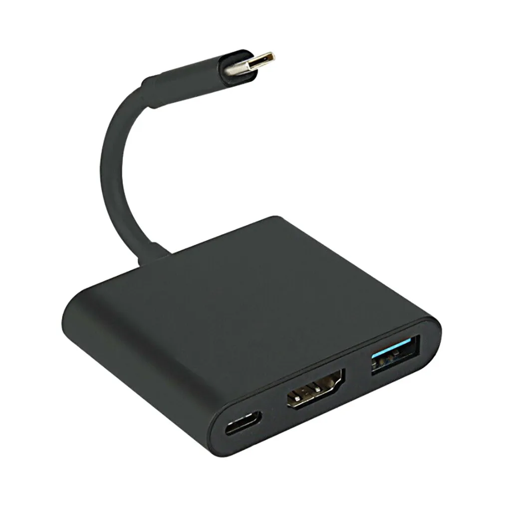 OMESHIN 1080p 4K HDMI адаптер для переключения USBC конвертер C концентратор до 5 Гбит/с