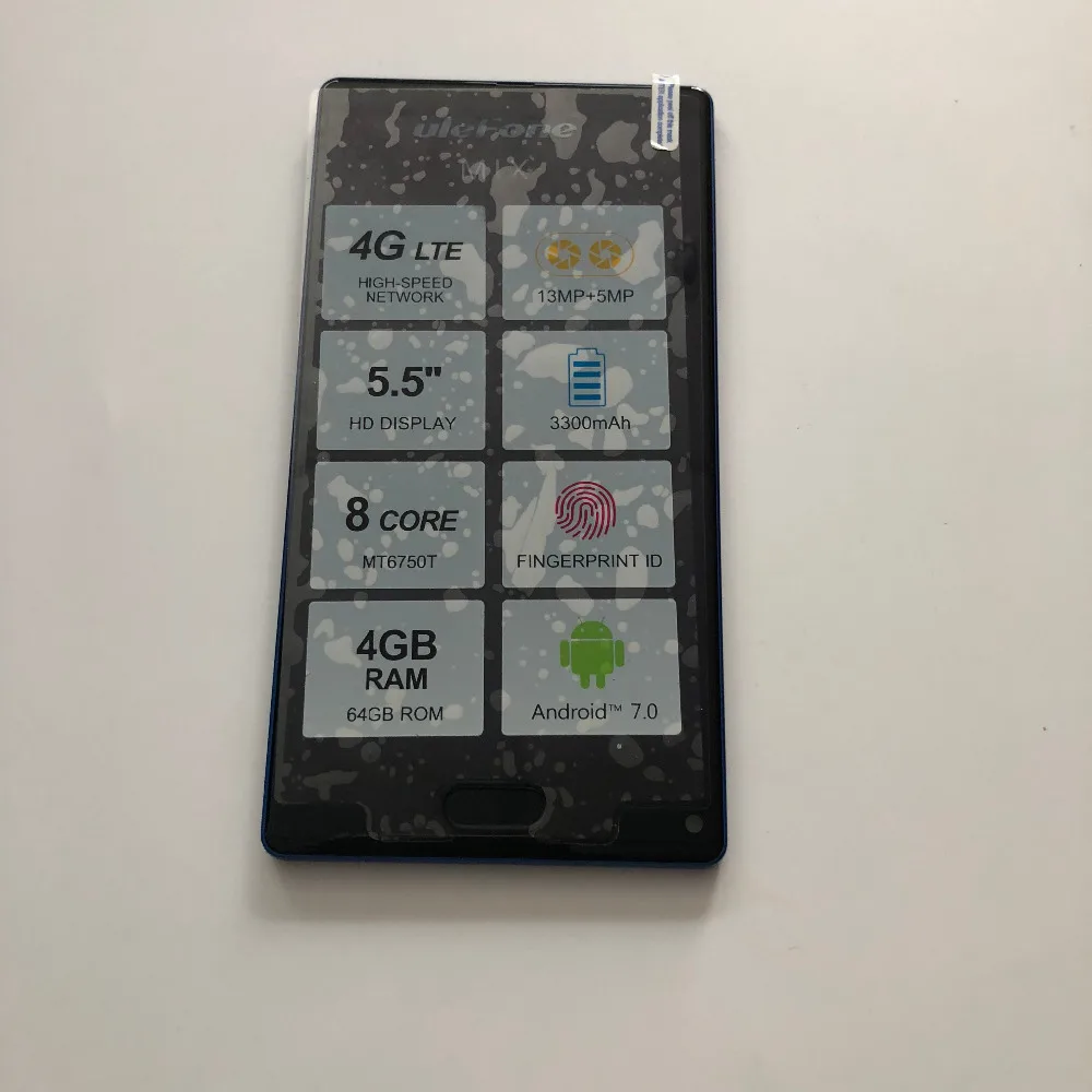Б/у ЖК дисплей сенсорный экран рамка для Ulefone Mix 4 Гб + 64 ГБ Восьмиядерный процессор