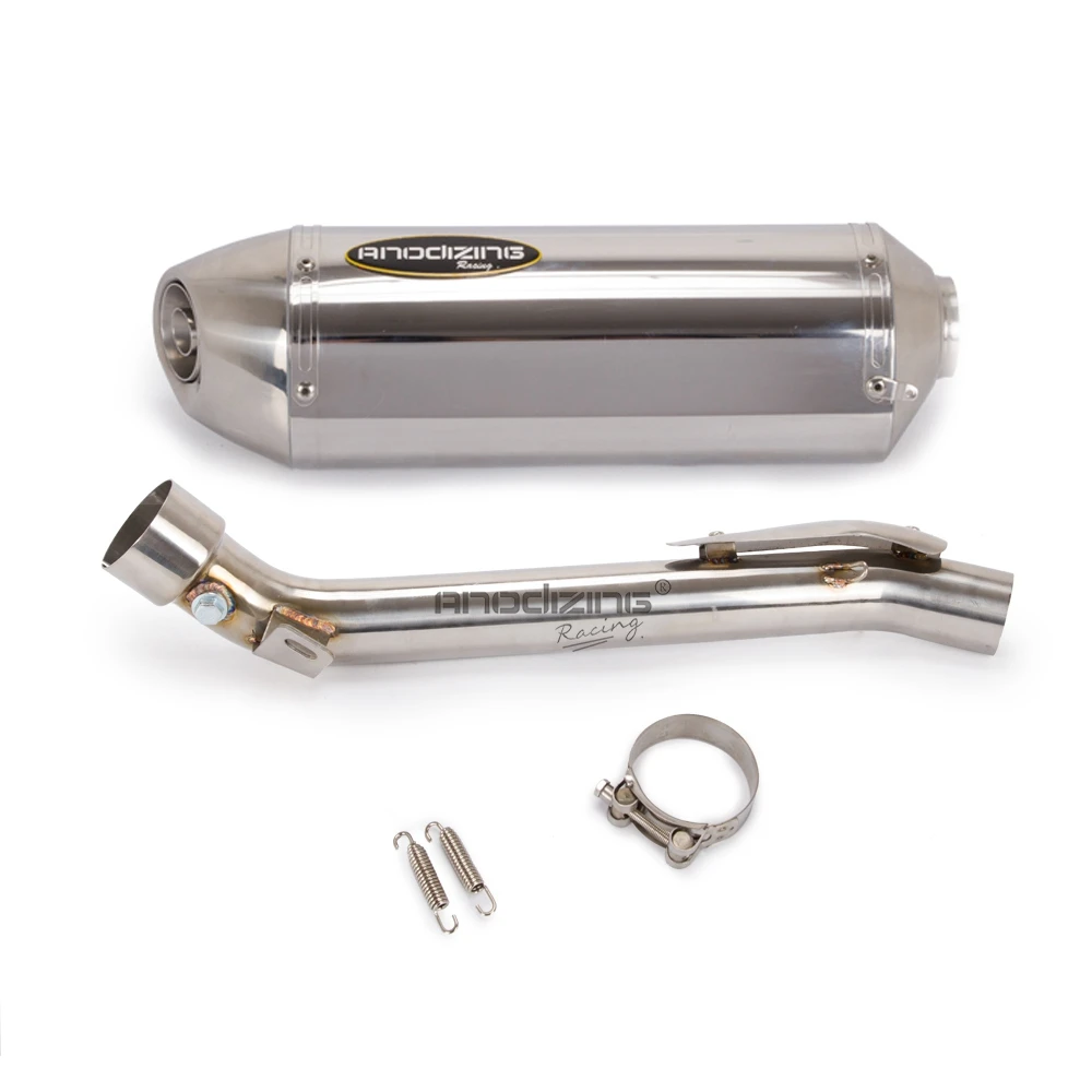 Мотоцикл выхлопной slip on выхлопных газов для Suzuki GSXR1000 2007 2008 GSXR 1000, без шнуровки, на средней трубы с глушитель выхлопных газов