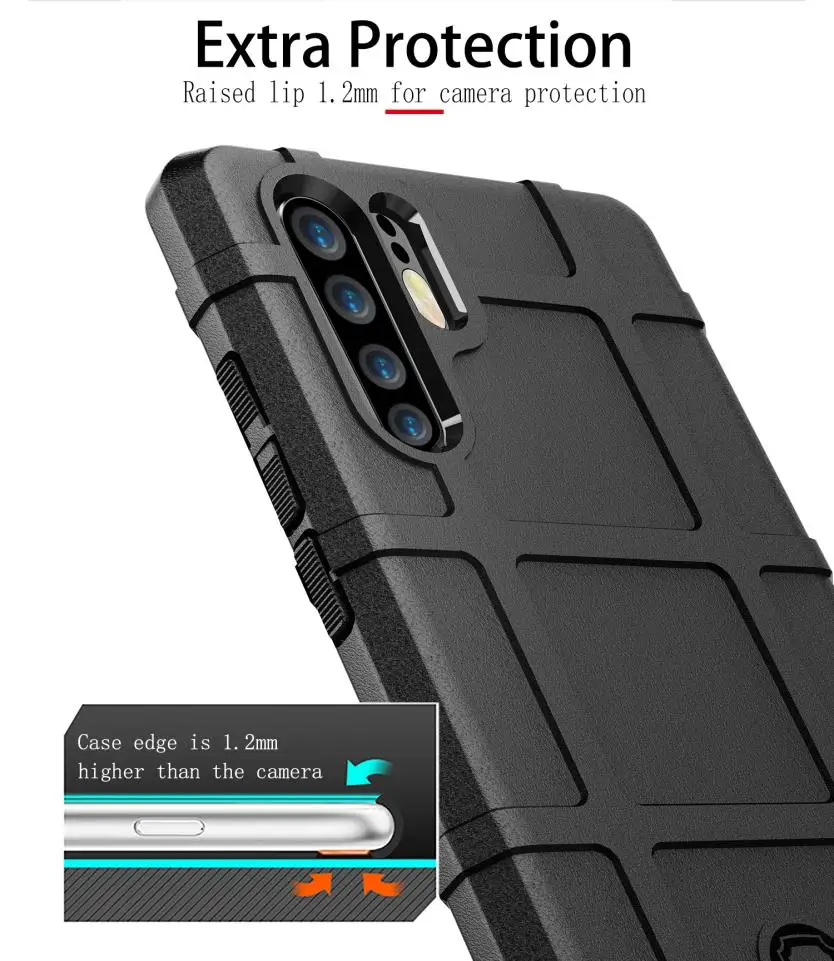 Для Huawei P30/P30 Pro/P30 Lite чехол Роскошный противоударный мягкий Силиконовый ТПУ