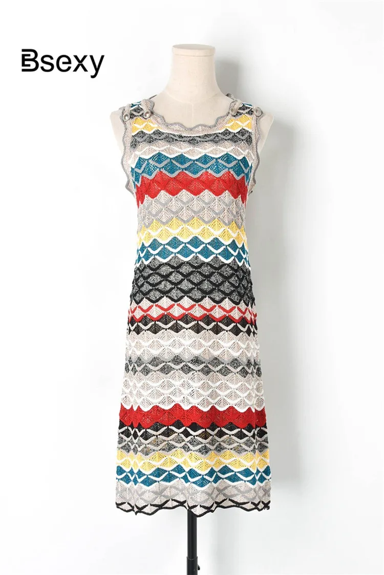 Летом 2019 года новый ажурный безрукавка крючок платье сексуальный халат|Женские