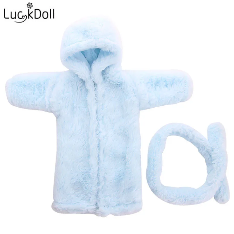 Мягкая Пижама LUCKDOLL ночная рубашка 18 дюймов американская 43 см аксессуары для