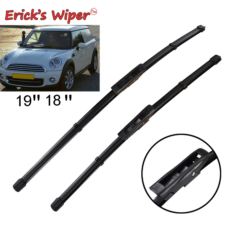 

Erick's Wiper LHD Front Wiper Blades For Mini Clubvan Clubman R55 2013 2014 Windshield Windscreen Front Window 19"+18"