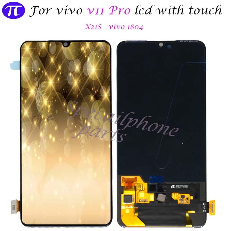 6,41 ''для vivo V11Pro ЖК-дисплей с сенсорным экраном для vivo X21s 1804 дигитайзер сборка Замена для V11 PRO x21s ЖК