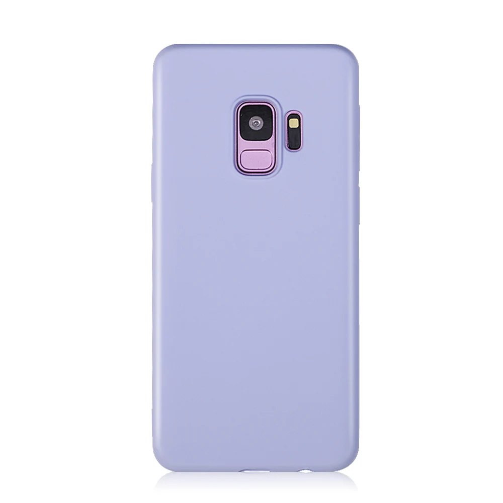 Purple Милые чехлы для телефонов LOVECOM ярких цветов для samsung Galaxy S10 Plus S10e A30 A40 A50 M20 M30 Мягкий силиконовый чехол из микрофибры - Цвет: Purple