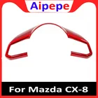 Для Mazda 6 Atenza 3 Axela 2 Demio CX-3 CX-4 CX-5 2017-2019 чехол для рулевого колеса с блестками отделка ABS автомобильные аксессуары для интерьера