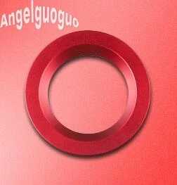 red ring 3 цвета автомобильный двигатель кнопка запуска стоп кольцо зажигания Накладка крышки для Jaguar E-pace Epace XJ XJL-20 декоративные аксессуары - Название цвета: red ring