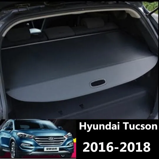 

Car Rear Trunk Security Shield Cargo Screen Shield shade Cover Fits For Hyundai Tucson 2015 2016 2017 2018