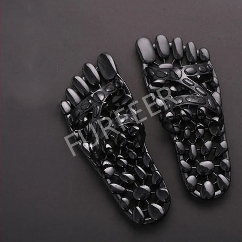 Мужские Пляжные шлепанцы для дома мягкие сланцы здоровья и массажа ног