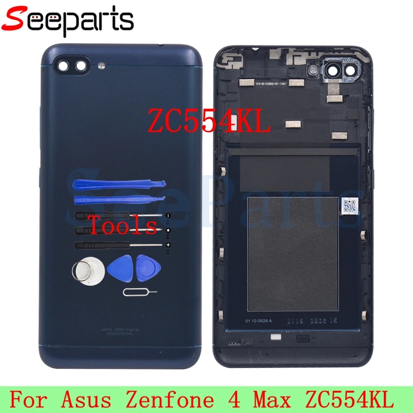 Для Asus ZC554KL задняя дверь батарея корпус чехол для Asus Zenfone 4 Max ZC554KL задняя крышка корпус батареи
