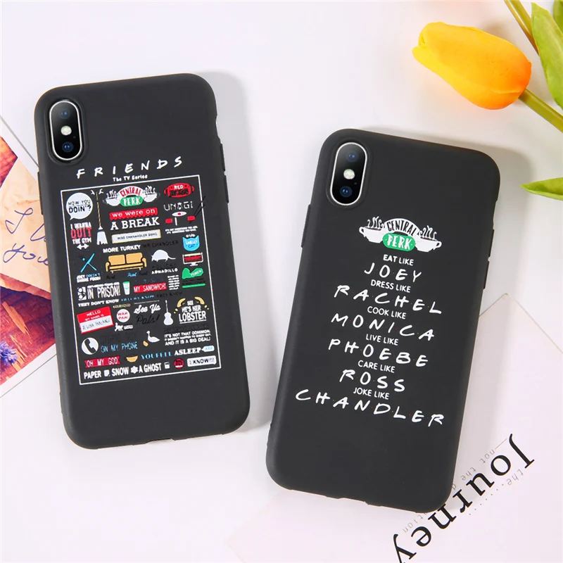 

For iPhone 12 Pro Max 6 6s 7 8 Plus X XR XS Max 11 Pro Max 12 Mini Phone Case Central Perk Friends Soft TPU Case For iPhone XS