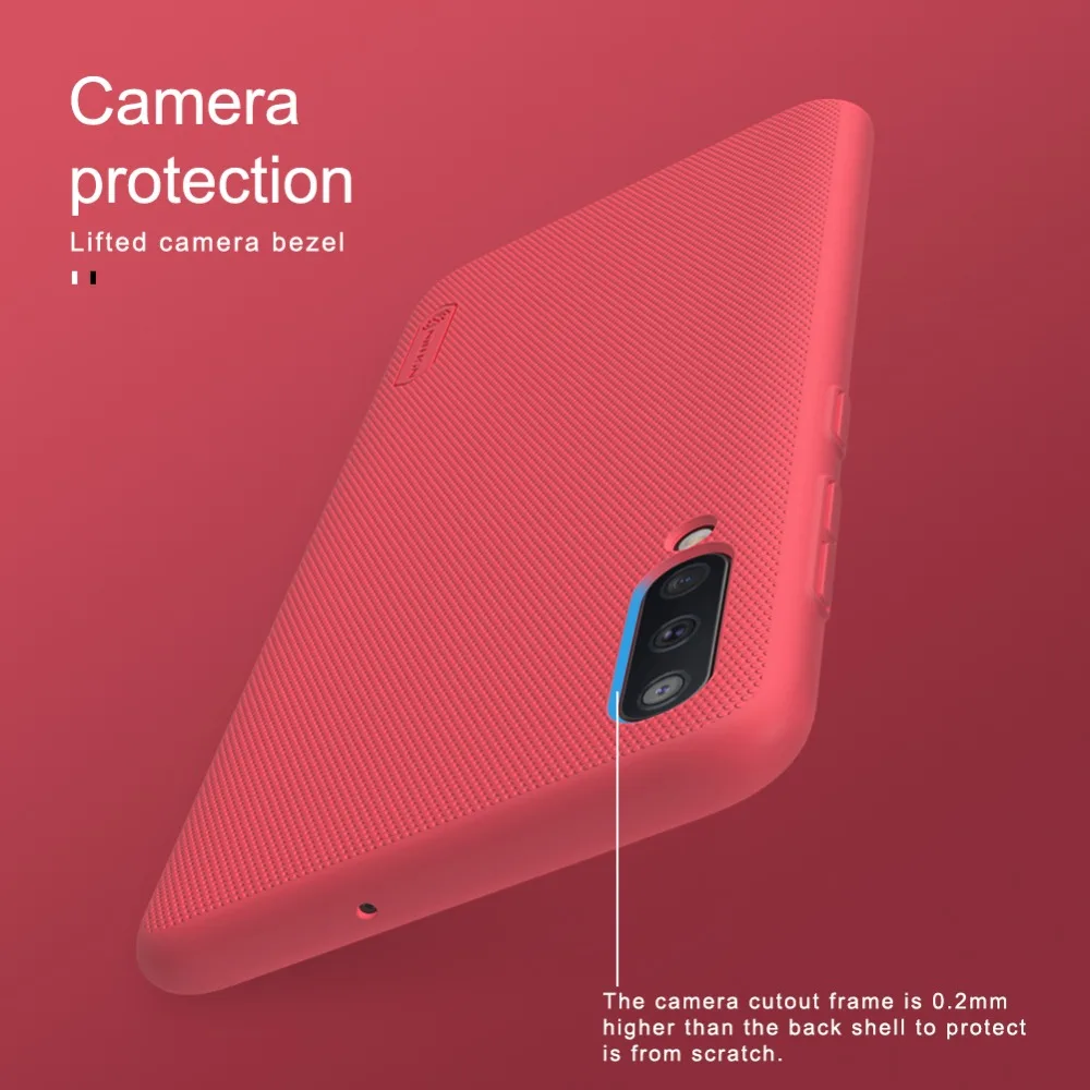 Чехол для Samsung Galaxy A50 NILLKIN матовый защитный чехол телефона Жесткий PC с держателем