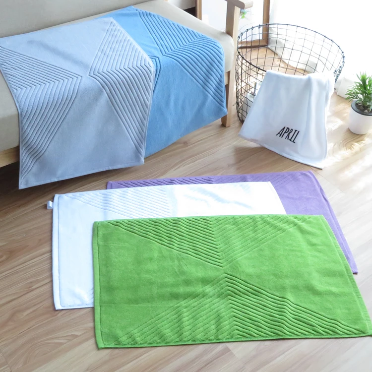100% хлопок Домашний напольный коврик для отеля полотенце ванной комнаты